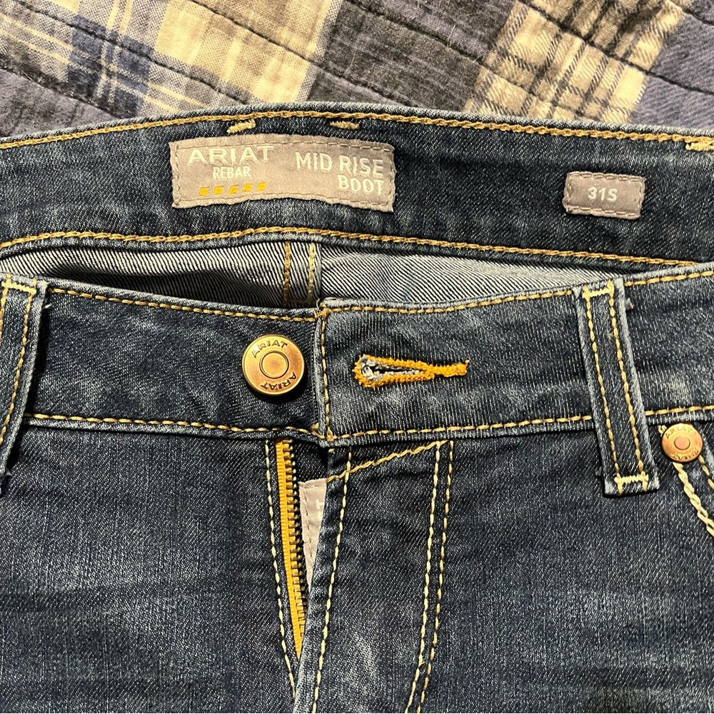 Ariat Rebar Jeans 31S - Picture 2 of 4